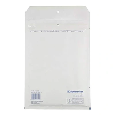Abbildung von Soennecken Luftpolstertasche 2373 D/1 170x265mm haftklebend weiß 100 S
