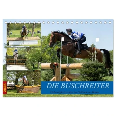 Abbildung von Die Buschreiter (Tischkalender 2025 DIN A5 quer), CALVENDO Monatskalender