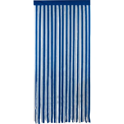 Abbildung von Türvorhang Insektenschutz, Maximex, Klettband (1 St), blickdicht, Blau Weiß, zuschneidbar