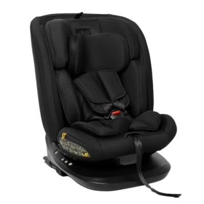 Abbildung von Novi Baby® Goliath Go Autokindersitz, I size, mit ISOFIX base und Ruheposition,360drehbar Ruheposition, Gruppe 0+1/2/3 (0 12 Year), 5 Punkt Sicherheitsgurt, Kinderautositz (Schwarz)
