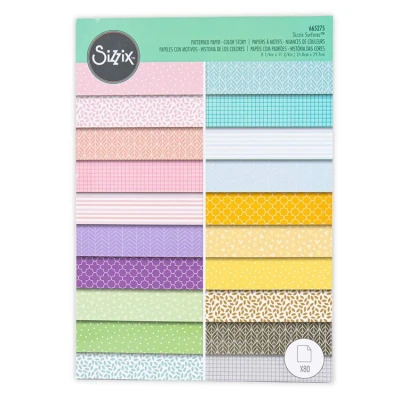Abbildung von Sizzix Bigz XL Stanzschablone 664385 Klotziges Alphabet von Emily Tootle, Papier Metall, Mehrfarben, Einheitsgröße