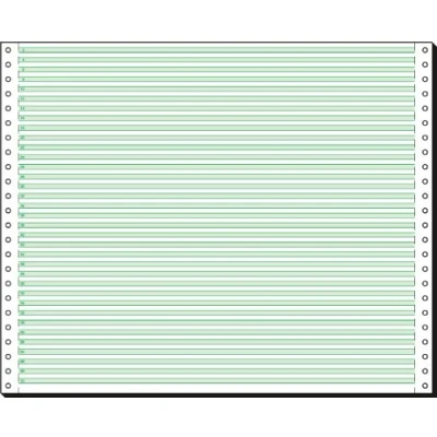 Abbildung von SIGEL 12370 Endlospapier 12 Zoll x 375 mm (A3 quer), 60 g, 2000 Blatt LP, 1fach, mit Leselinien, Druckerpapier