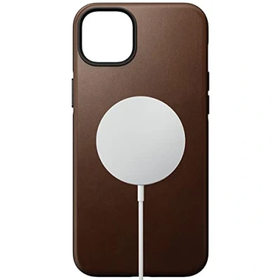 Abbildung von Nomad Modern Leather case iPhone 14 Plus braun NM01280385