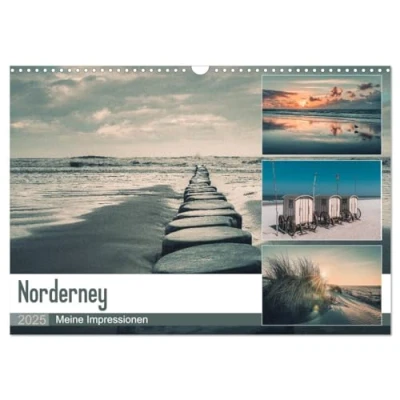 Abbildung von Mein Jahr auf Norderney (Wandkalender 2025 DIN A3 quer), CALVENDO Monatskalender