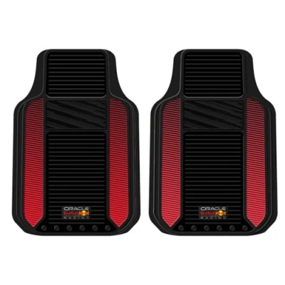 Abbildung von Red Bull Oracle Universelle Fußmattensatz &#039;Heavy Duty&#039; 2 teiliges Satz Schwarz/Rot