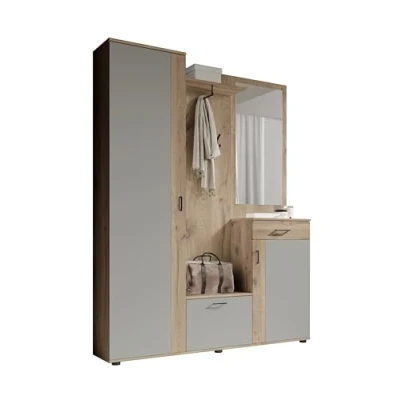 Abbildung von HBZ Kompaktgarderobe &quot;Jens&quot;, (1 St.), mit Spiegel,Kompaktgarderobe für Flur und Dielenbereich