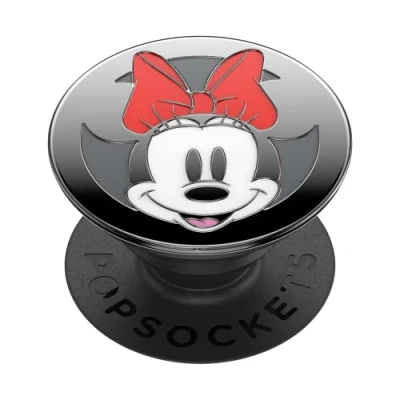 Abbildung von PopSockets PopGrip mit austauschbarer Oberseite für Handys und Tablets, Emaille, Minnie