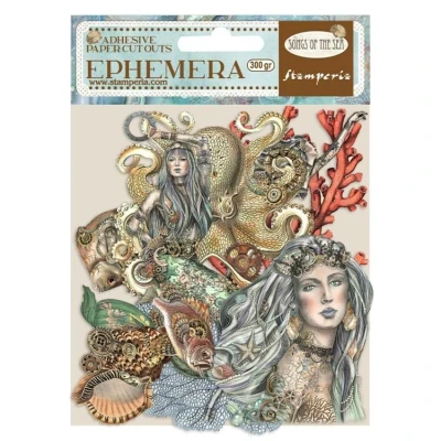 Abbildung von Stamperia Songs of the Sea Ephemera Mermaids (36pcs) (DFLCT29)