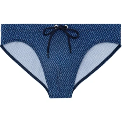 Abbildung von HOM Morny Badehose Slip, Herren, Größe: Large, Navy print