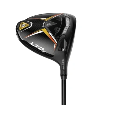 Abbildung von Cobra Golf 2022 LTDX Driver Matt Schwarz Gold Fusion (Herren, Linkshänder, UST Helium Nanocore, Reg Flex, 10.5)