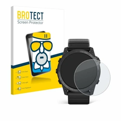 Abbildung von BROTECT Entspiegelungs Schutzglas für Garmin Tactix 7 AMOLED Schutz Folie Panzerfolie Glas Matt [Extrem Kratzfest 9H, Anti Reflex, Fingerprint]