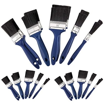 Abbildung von MONZANA® 30tlg Malerpinsel Set 5 versch. Größen für Holzlasur Lacke Farbe Pinselset Lasurpinsel Lackierpinsel