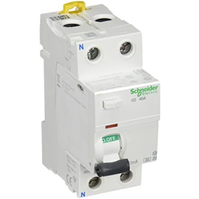 Abbildung von Schneider Electric A9R61240 Leitungsschutzschalter iID 2P, 40 A, 30 mA, Klasse A SI