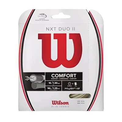 Abbildung von Wilson Tennissaiten NXT Duo II Saitenset, Natural, 6.5 m
