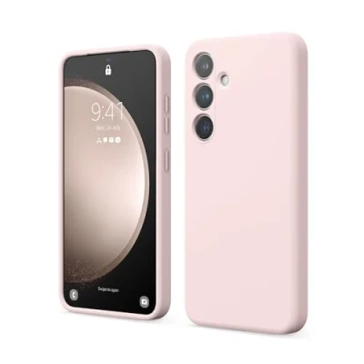 Abbildung von elago Flüssig Silikon Case Kompatibel mit Samsung Galaxy S24 Hülle, Premium Handyhülle, Ganzkörperschutz [4 Lagige Stoßfeste Struktur], Kratzfestes Weiches Mikrofaserfutter (Lovely Rosa)