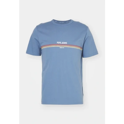 Abbildung von Pepe Jeans ADUR Tshirt print, Herren, Größe: XXL, Sea blue