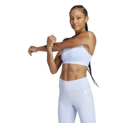 Abbildung von Adidas Powerreact BH für Damen, mittelstark, Größe XL DD, blau