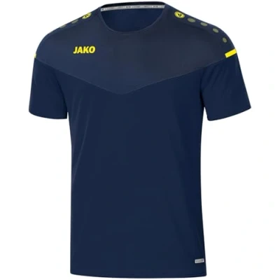 Abbildung von JAKO Herren Champ 2.0 T shirt, Marine/Darkblue/Neongelb, M EU