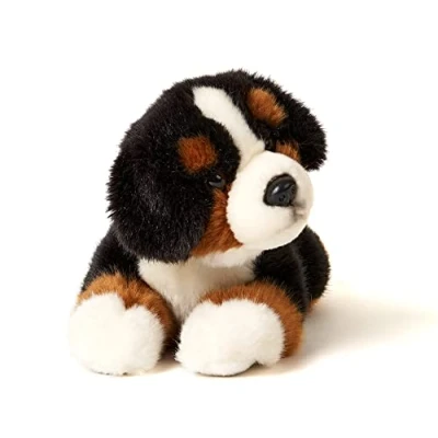 Abbildung von Uni Toys Kuscheltier Welpe, liegend versch. Hunde 23/24 cm (Länge) Plüsch, Plüschtier, zu 100 % recyceltes Füllmaterial