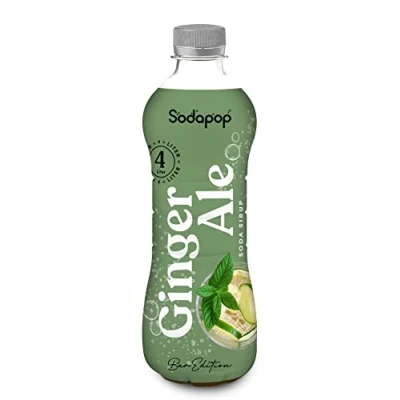 Abbildung von Sodapop Sirup Ginger Ale, Bar Edition, schnell &amp; einfach zubereitet, 1 Flasche ergibt 4 L Fertiggetränk, 500 ml