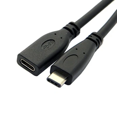 Abbildung von Cablecc USB C 3.1 Typ Stecker auf Buchse Verlängerungskabel für Laptop &amp; MacBook Tablet Handy 2m