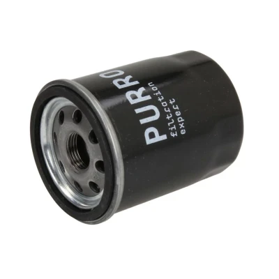 Abbildung von PURRO PUR PO8018 Ölfilter UNF 3/4&quot; 16 mit einem Rücklaufsperrventil Anschraubfilter NISSAN: MICRA 3, Note I, Qashqai / Qashqai+2 I