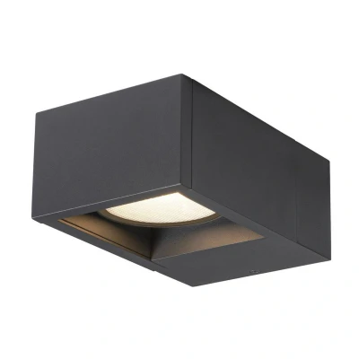Abbildung von SLV ESKINA FRAME Wandaufbauleuchte, Außenbeleuchtung von Hauseingang, Wänden, Terrassen, Fassaden, Treppen, LED Wandleuchte, Aussenleuchte Inside, CCT switch 3000/4000K