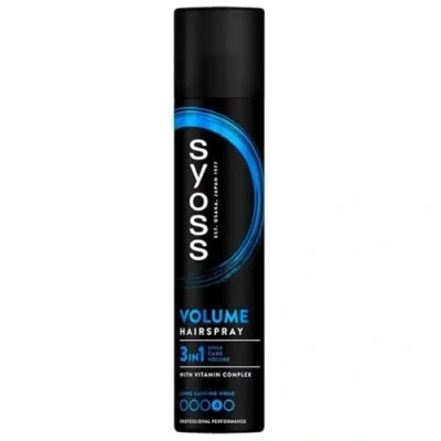 Abbildung von Syoss Haarspray / Halt 4 Volume enthält einen Vitaminkomplex 300ml