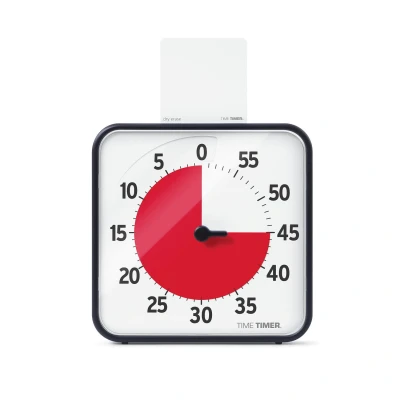 Abbildung von Time TTA1 W Timer Original Medium 18x18 cm; 60 minuten visueller Countdown Uhr für Klassenzimmer oder Besprechungen Kinder und Erwachsene (schwarz)