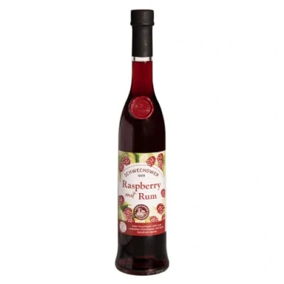 Abbildung von Likör Raspberry &amp; Rum 0,5l (16% Vol.) Himbeerlikör mit verfeinert