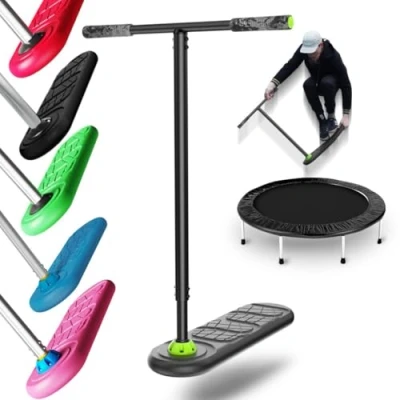 Abbildung von The Indo Trick Scooter Stunt Für Teens, Kids &amp; Erwachsene, Trampolin Pro Tricks, Indoor Outdoor, Profis Einsteiger