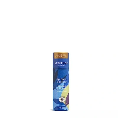Abbildung von ATTITUDE Plastic free Lip Balm, EWG Verified Plant and Mineral Based Ingredients, Vegan, Unscented, 8.5 g