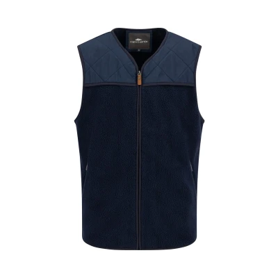 Abbildung von FYNCH HATTON Fleecejacke, ohne Kapuze, mit Taschen