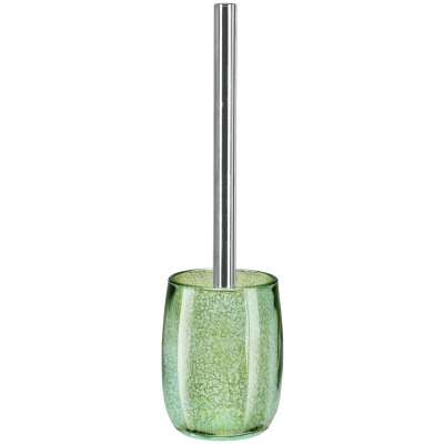 Abbildung von Kleine Wolke WC Garnitur &quot;Mercury&quot;, aus Sicherheitsglas, hochwertige Accessoire Serie Glas