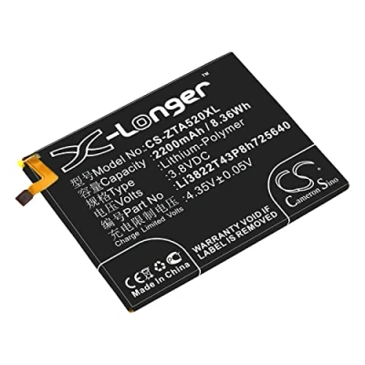 Abbildung von TCTK akkus Kompatibel mit [ZTE] BA510, Blade A510 Ersetzt Li3822T43P3h725640,