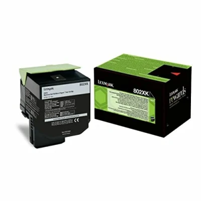 Abbildung von Lexmark 80C2XK0 (802XK) Schwarz Toner Extra hohe Kapazität