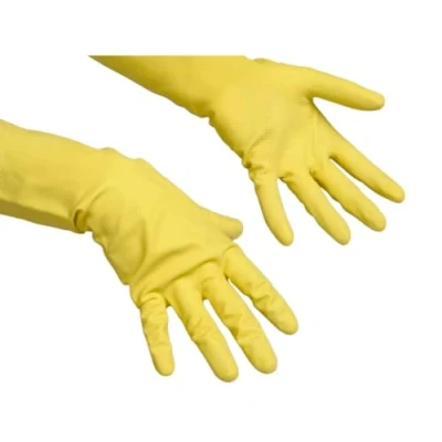 Abbildung von Vileda Handschuhe Contract Der Ökonomische Naturlatex Größe S