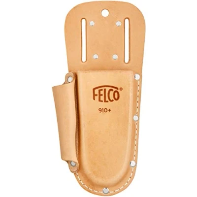 Abbildung von Felco Gartenschere Etui aus Leder, Mit Schlaufe und Klammer 910+