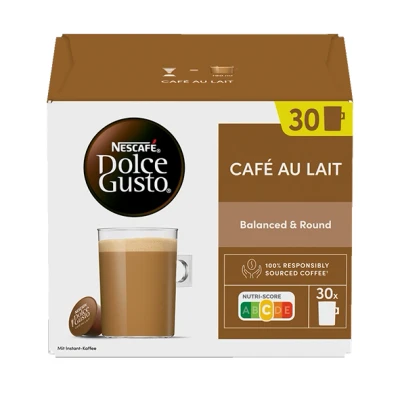 Abbildung von NESCAFÉ Dolce Gusto Cafe au Lait Kaffeepads, 30 Kapseln (30 Portionen)