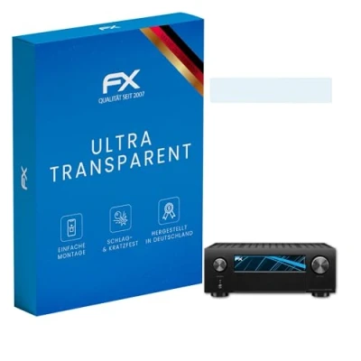 Abbildung von atFoliX Schutzfolie kompatibel mit Denon AVC X4700H Folie, ultraklare FX Displayschutzfolie (2X)