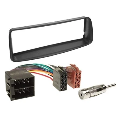 Abbildung von 1 Din Radio Einbauset Blende Radioanschlusskabel Antennenadapter für Peugeot 206 + CC 1998 2007
