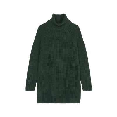 Abbildung von Marc O&#039;Polo Denim Longsleeve Turtleneck Strickpullover, Damen, Größe: Small, Evergreen
