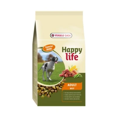 Abbildung von Happy Life Adult Rind Hundefutter 15 kg...