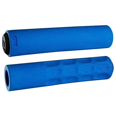 Abbildung von ODI MTB Griffe F 1 Vapor blau, 130mm, D06FVU, schwarz Graphit, 135mm