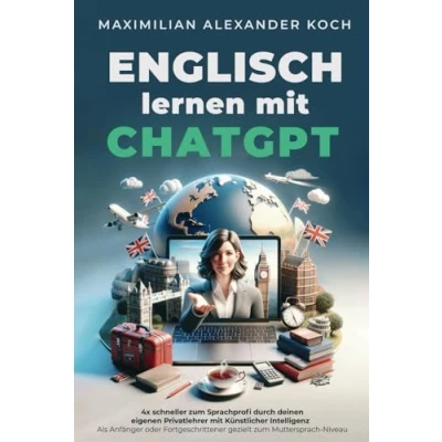 Abbildung von Englisch lernen mit ChatGPT: 4x schneller zum Sprachprofi durch deinen eigenen Privatlehrer Künstlicher Intelligenz Als Anfänger oder Fortgeschrittener gezielt Muttersprach Niveau