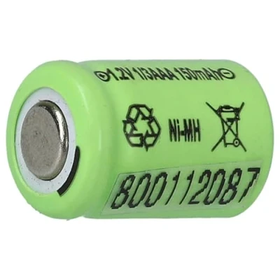 Abbildung von vhbw AKKU Batterie 1/3 AAA Zelle Rohzelle, Industriezelle 150mAh (1.2V) kompatibel mit die Verwendung in Akkus im Modellbau usw.