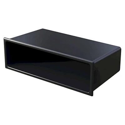 Abbildung von Audioproject A184 Autoradio Universal Ablagefach 1 DIN Radio Ausschnitt Radioblende kompatibel für VW Golf Passat 3BG Polo Lupo Volvo Skoda Seat FIAT Mazda Ford Audi Mercedes ISO