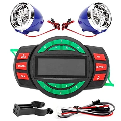 Abbildung von EBTOOLS for Motorradradios Motorrad Mp3 Player Bt Alarm Audio Sound System Wasserdichter LCD Fm Radio Lautsprecher Mit Telefonladung