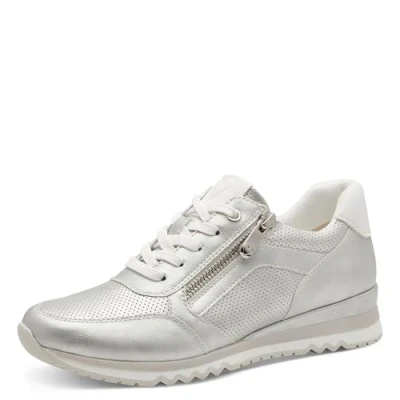 Abbildung von Marco Tozzi Sneaker low, Damen, Größe: 37, Silver coloured Schuhe