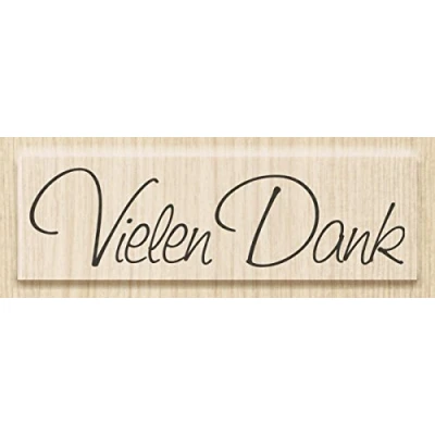 Abbildung von Heyda Motivstempel &#039;Vielen Dank&#039; 6,3x1,7cm